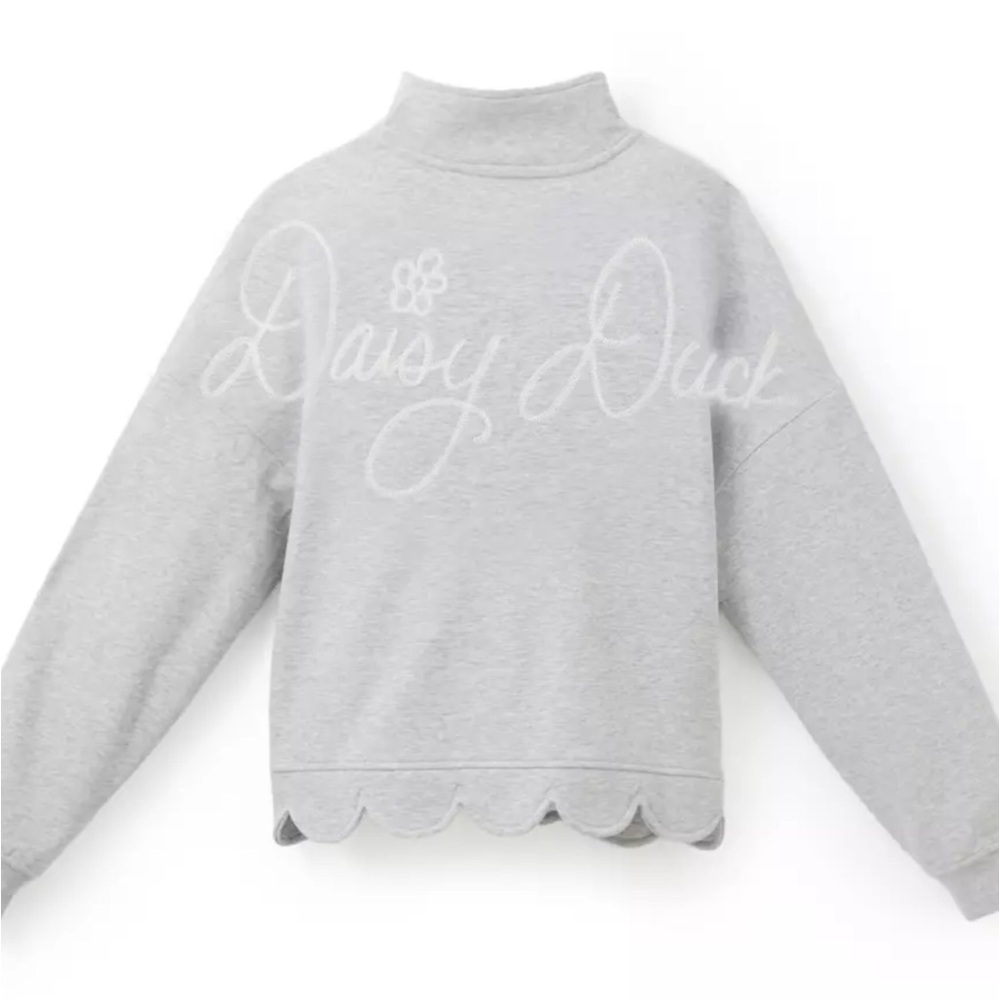 Disney Daisy Duck 1/4 Zip; size large